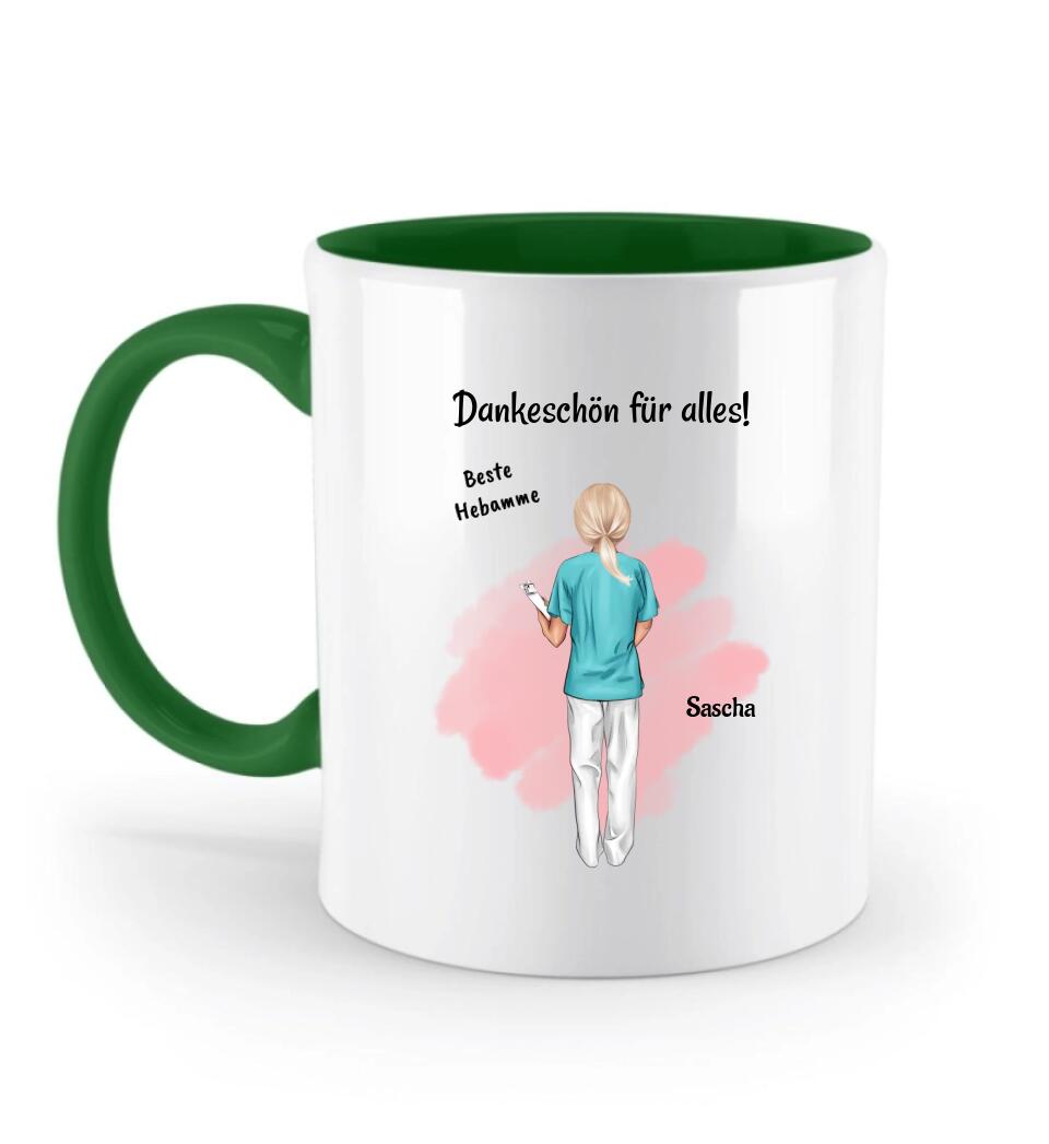 Hebamme Dankeschön Geschenk Tasse - Cantty