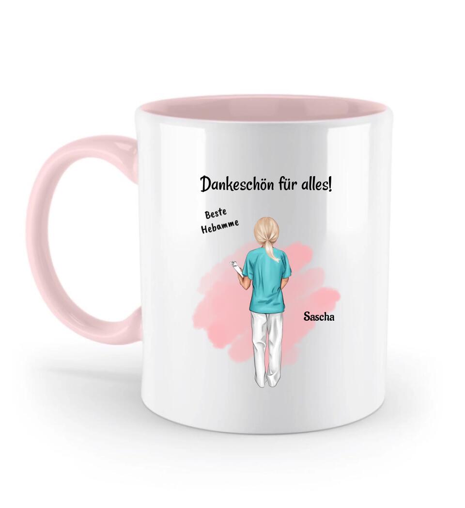 Hebamme Dankeschön Geschenk Tasse - Cantty