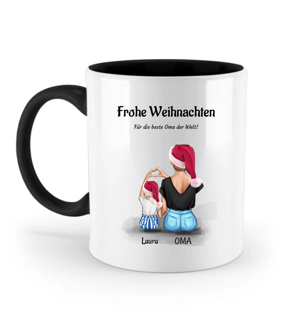 Großmutter & Enkeltochter 3 - 8 Jahre Weihnachtstasse Geschenk - Cantty