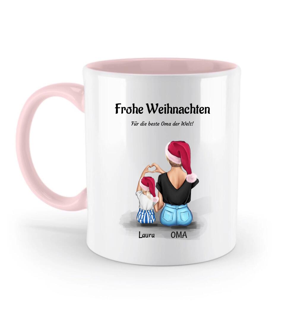 Großmutter & Enkeltochter 3 - 8 Jahre Weihnachtstasse Geschenk - Cantty