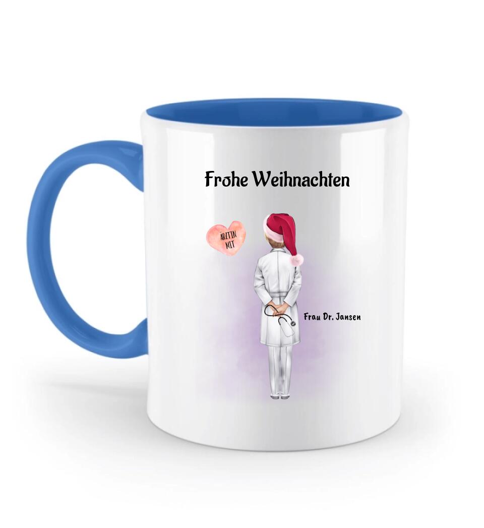 Ärztin Tasse Weihnachtsgeschenk personalisiert - Cantty