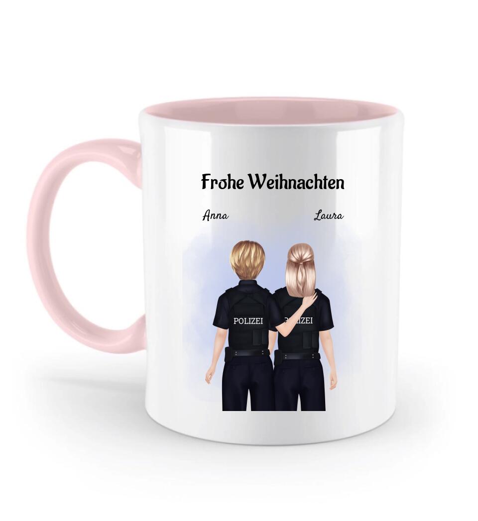 Weihnachtsgeschenk für Kollegin Tasse Polizistin - Cantty