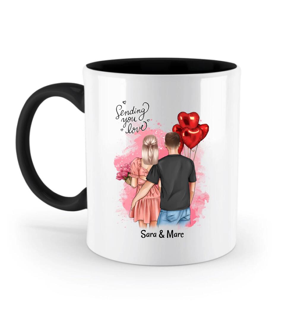 Valentinstag Geschenk Tasse gestalten - Cantty