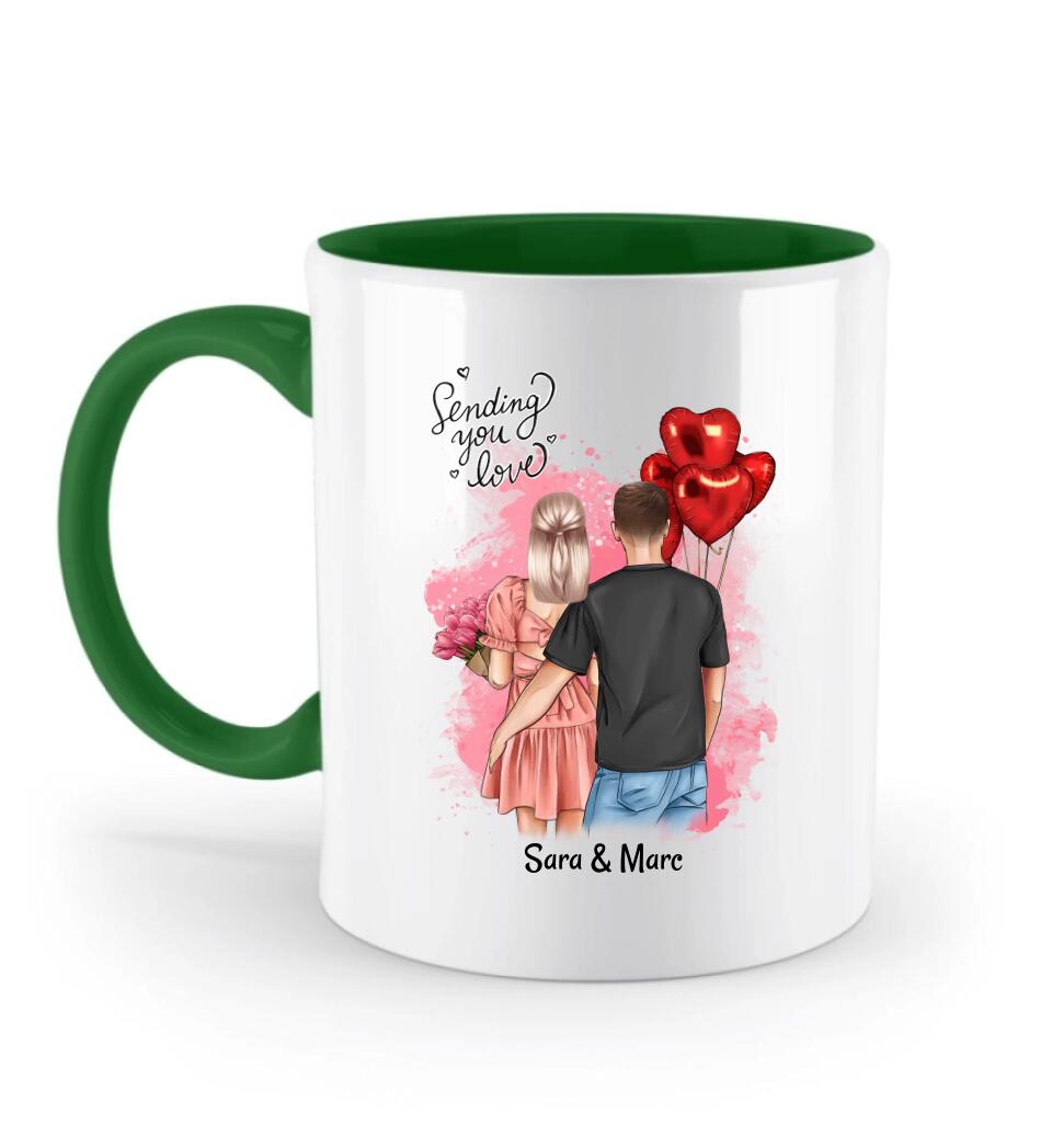 Valentinstag Geschenk Tasse gestalten - Cantty