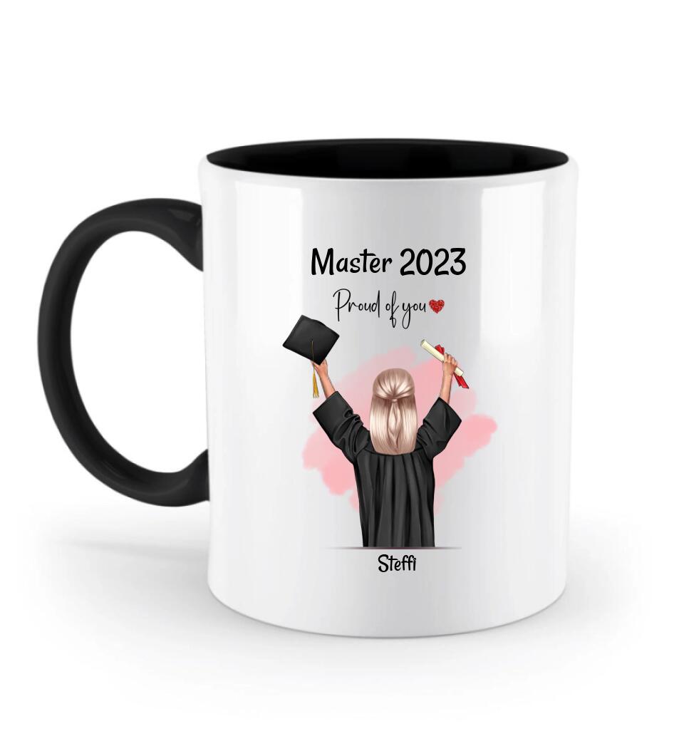 Personalisierte Master Tasse zum Abschluss - Cantty