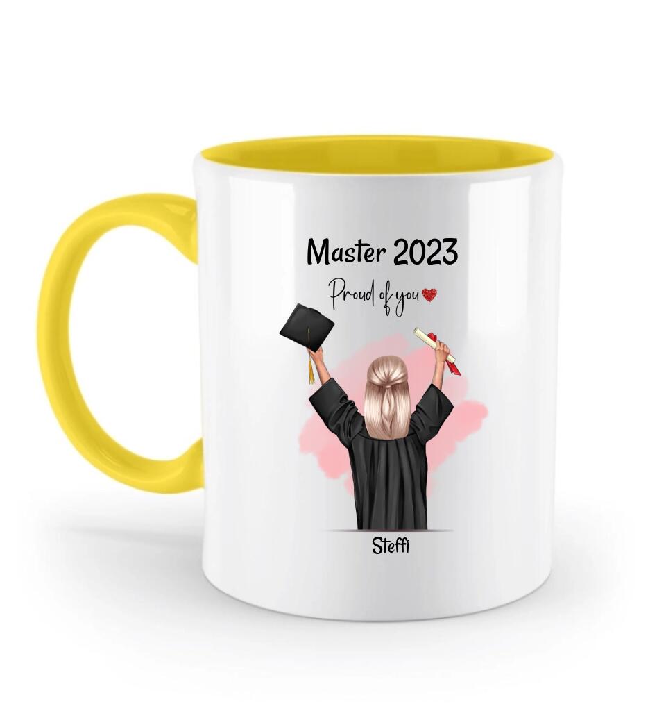 Personalisierte Master Tasse zum Abschluss - Cantty