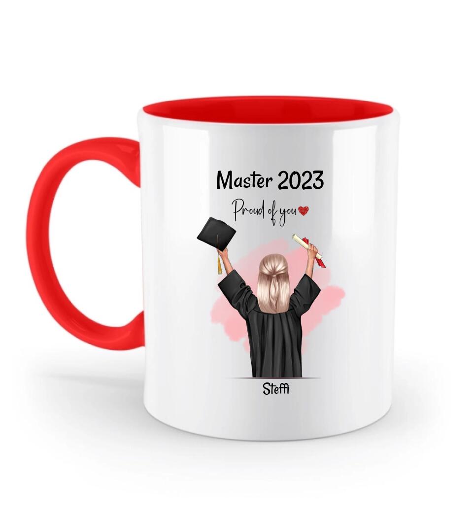 Personalisierte Master Tasse zum Abschluss - Cantty