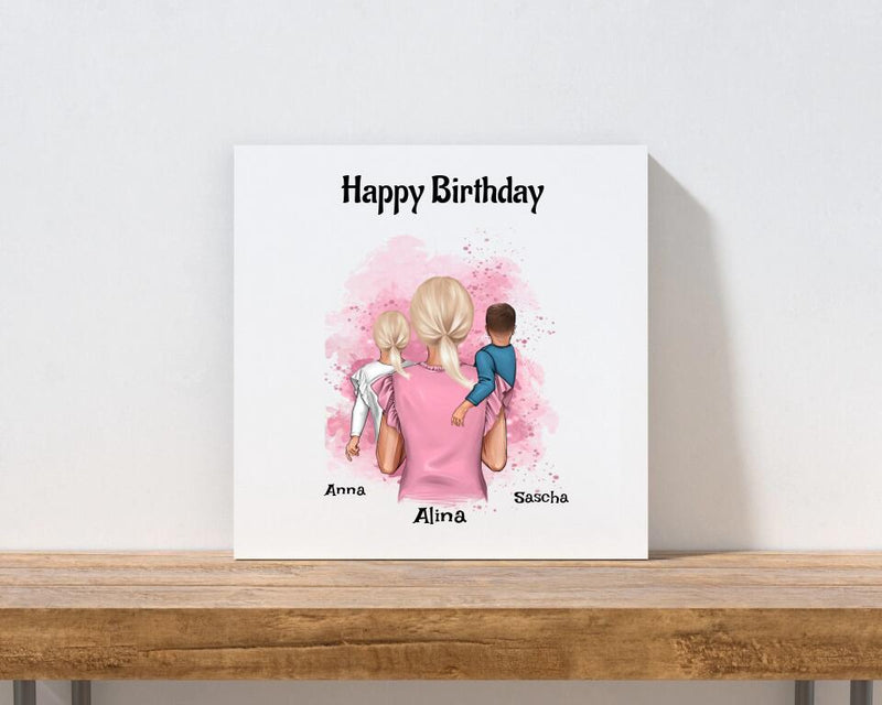 Happy Birthday Tante Leinwand personalisieren - Cantty