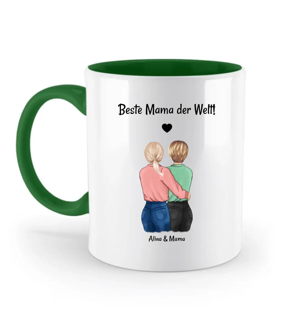 Geschenk Mutter Tochter Tasse personalisiert - Cantty