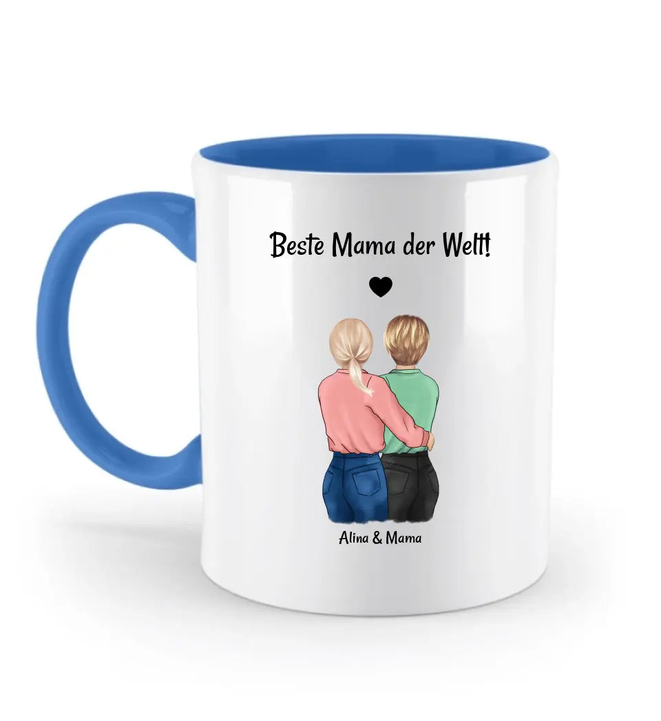 Geschenk Mutter Tochter Tasse personalisiert - Cantty
