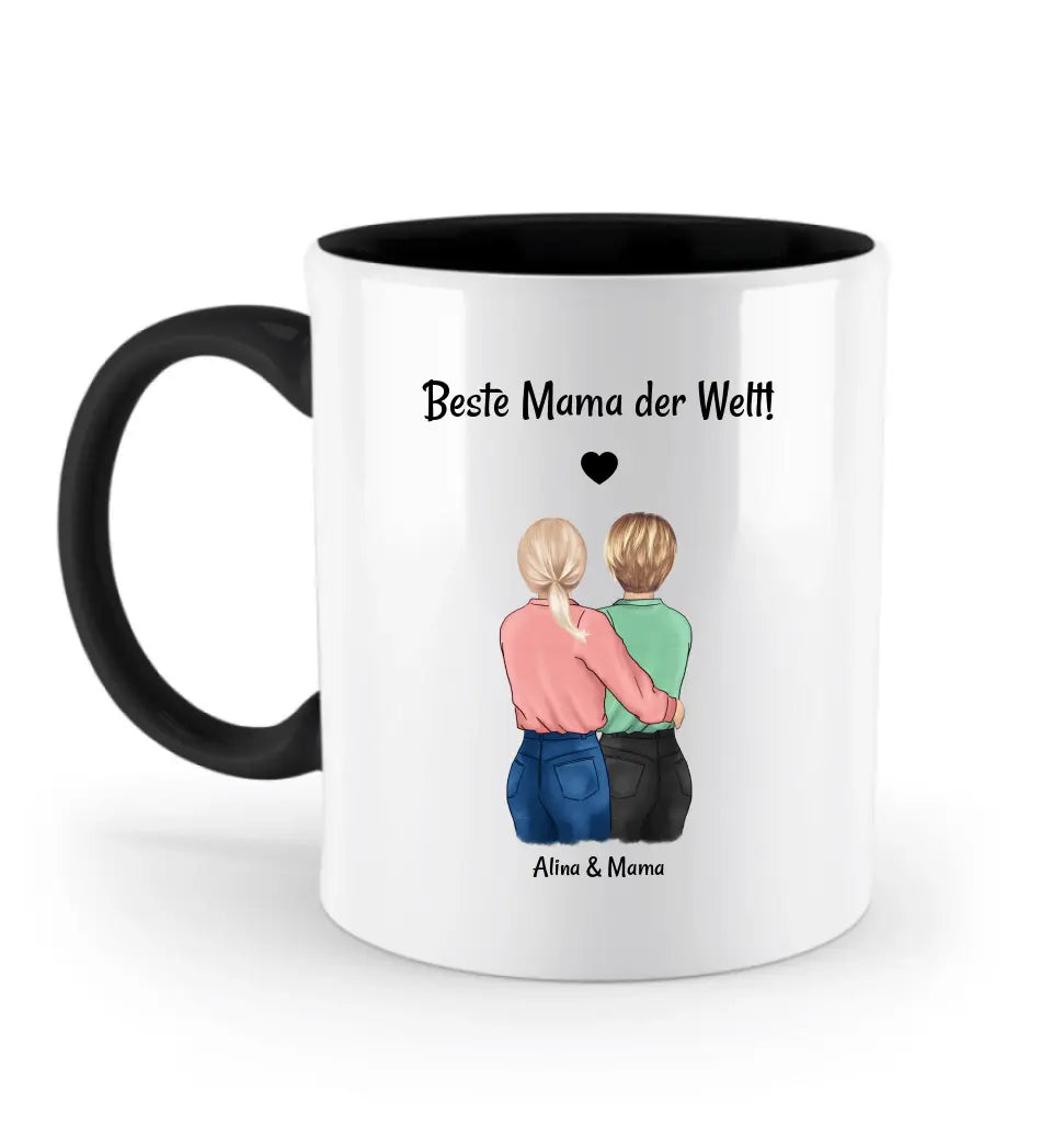 Geschenk Mutter Tochter Tasse personalisiert - Cantty