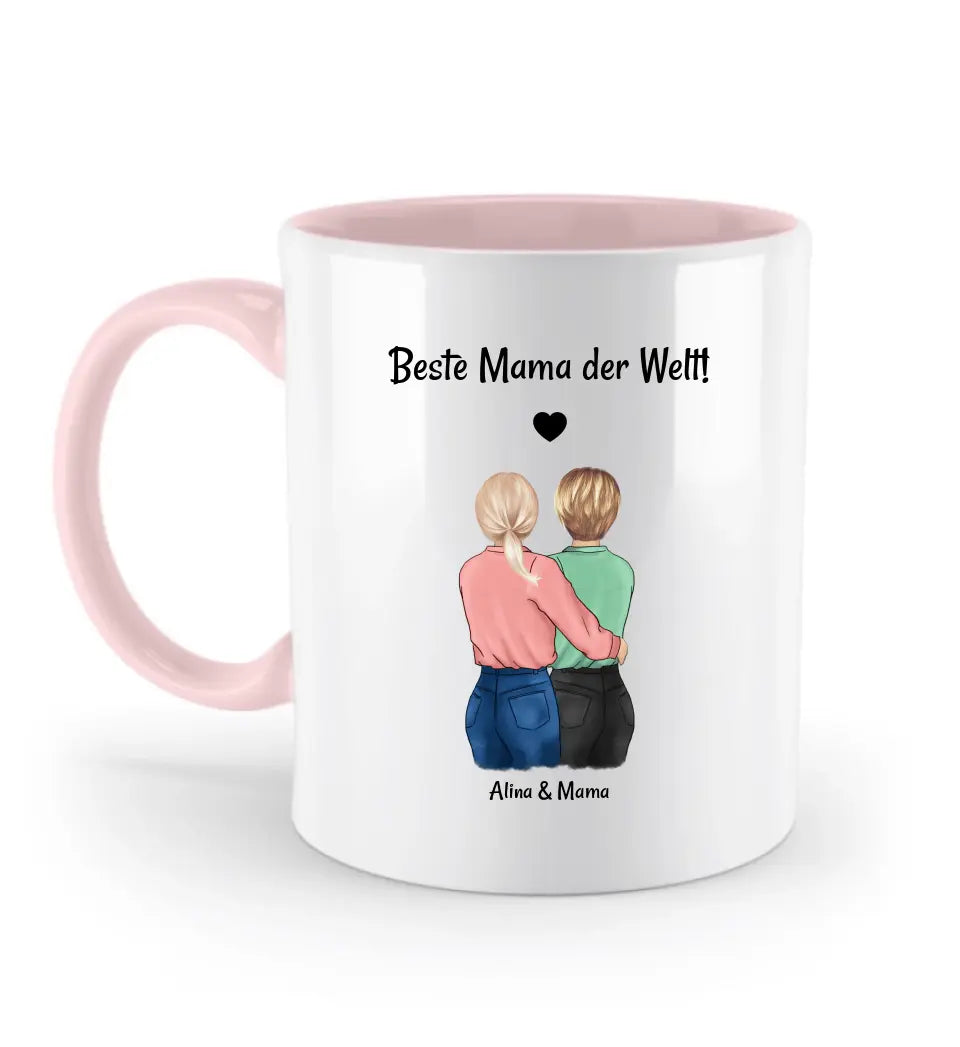 Geschenk Mutter Tochter Tasse personalisiert - Cantty
