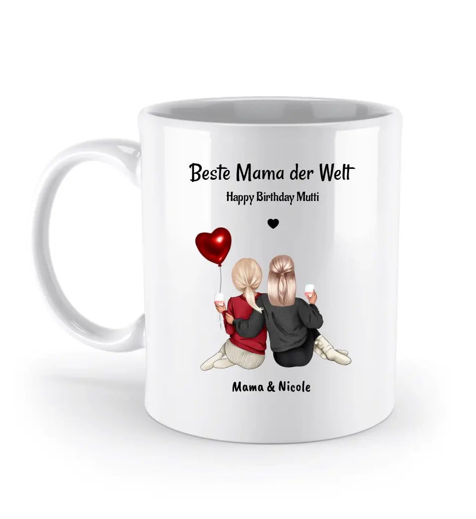 Mama Tochter Tasse Geschenk personalisiert - Cantty