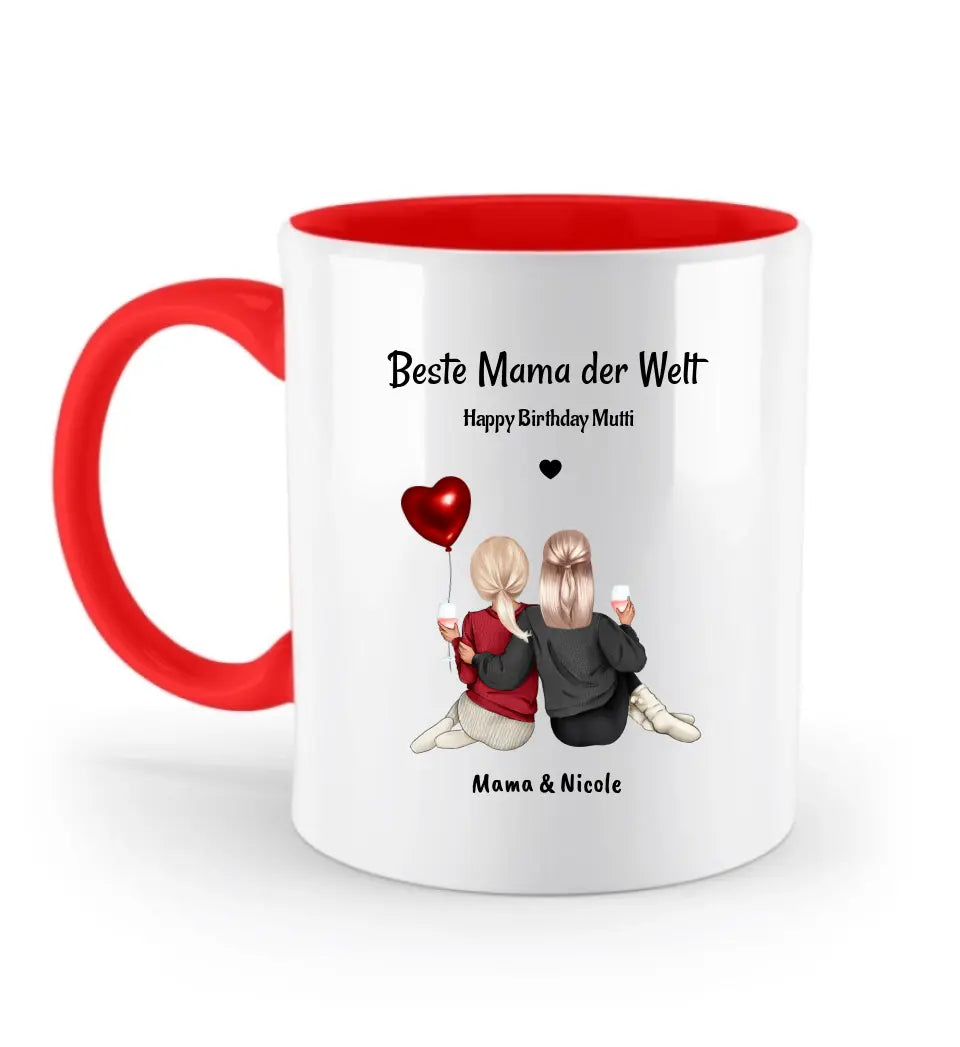 Mama Tochter Tasse Geschenk personalisiert - Cantty