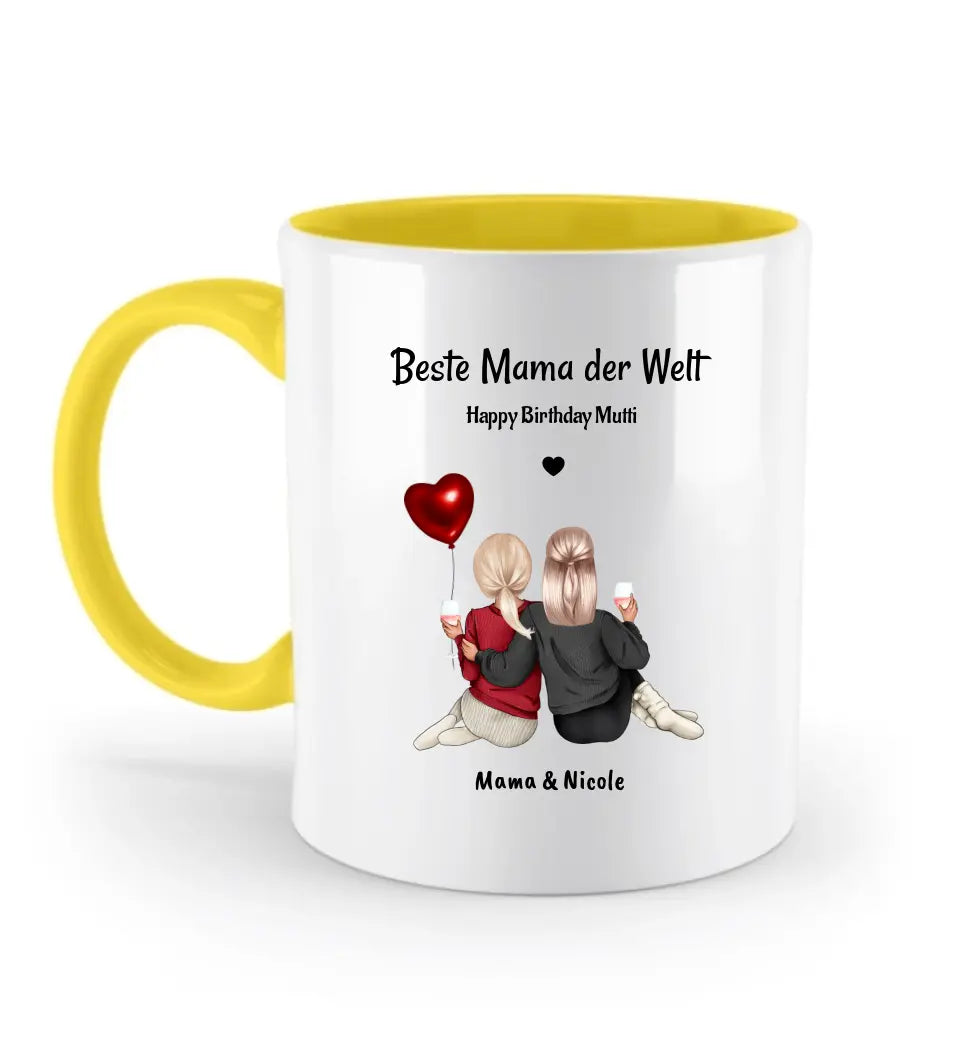 Mama Tochter Tasse Geschenk personalisiert - Cantty