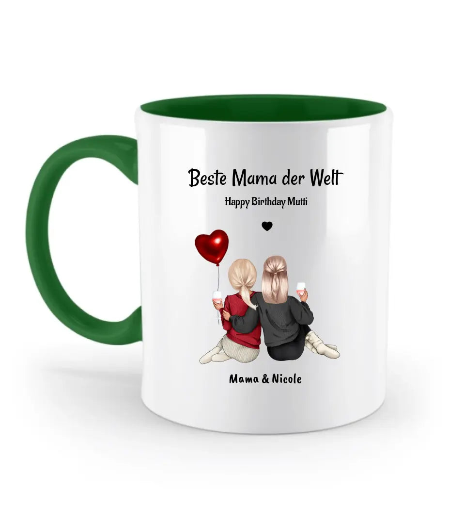 Mama Tochter Tasse Geschenk personalisiert - Cantty