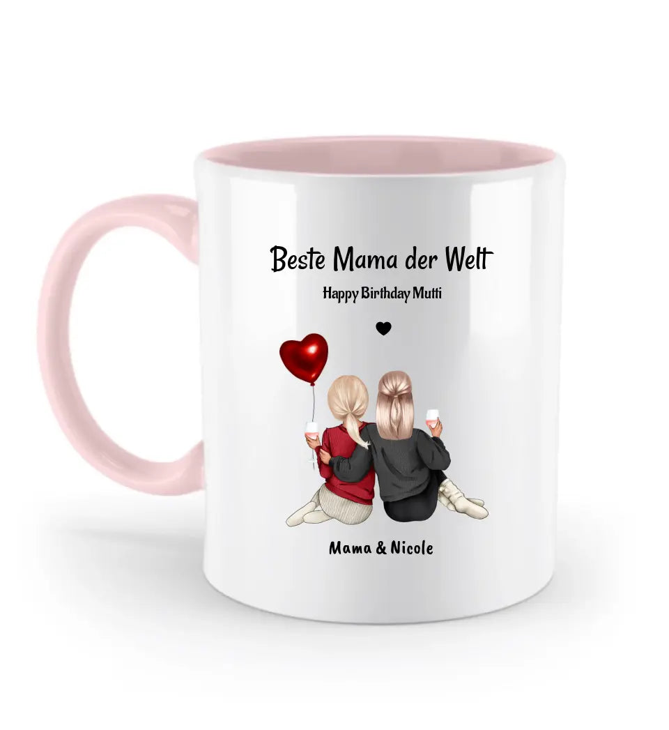 Mama Tochter Tasse Geschenk personalisiert - Cantty