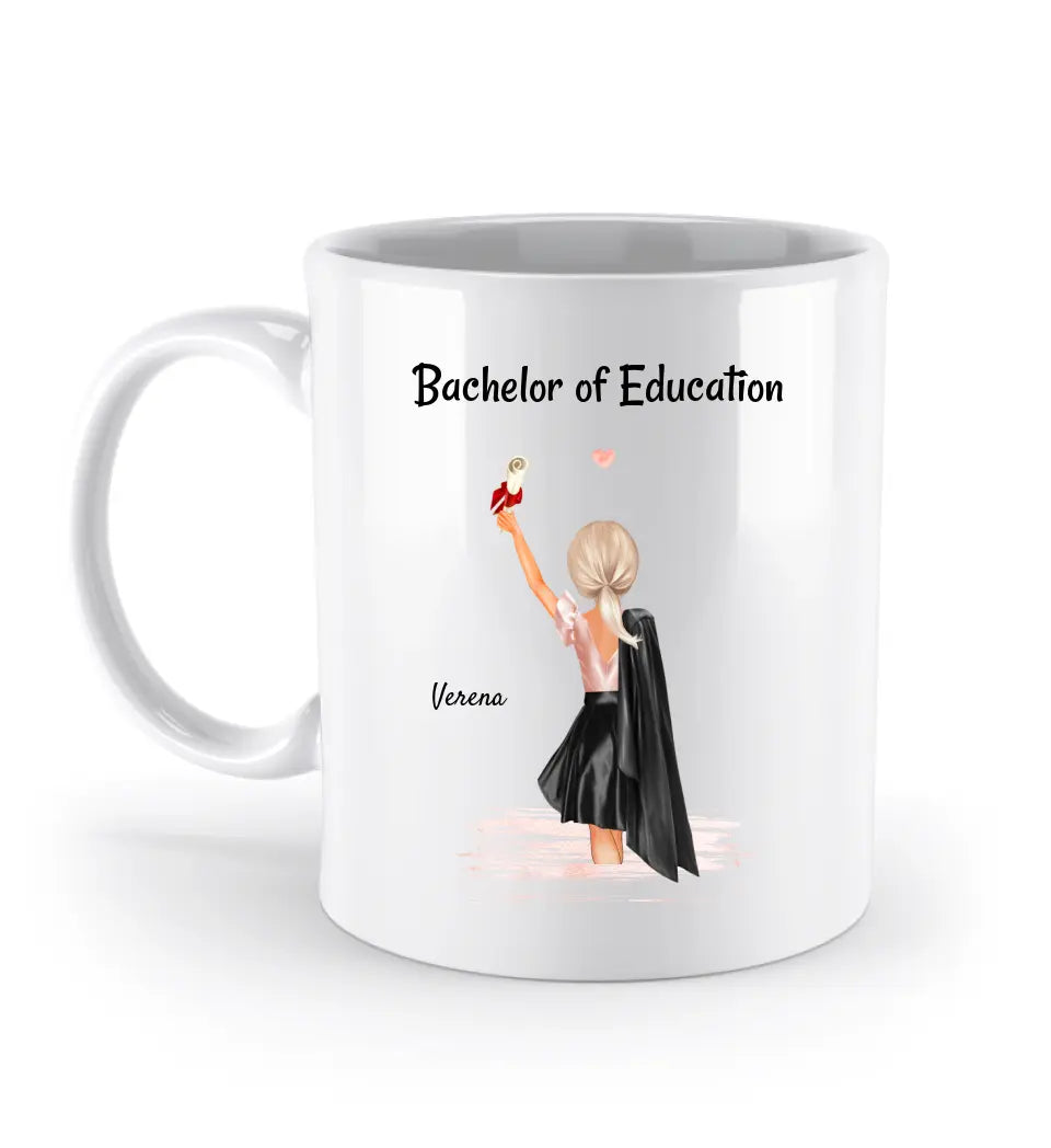 Studium Abschluss Geschenk Tasse für Mädchen - Cantty