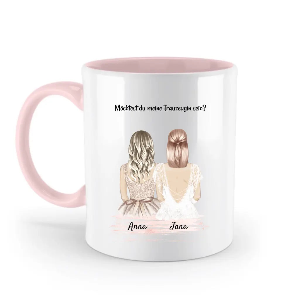 Trauzeugin Fragen Tasse Geschenk - Cantty