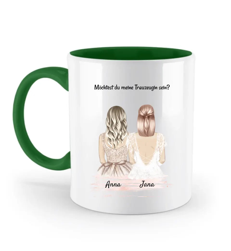 Trauzeugin Fragen Tasse Geschenk - Cantty