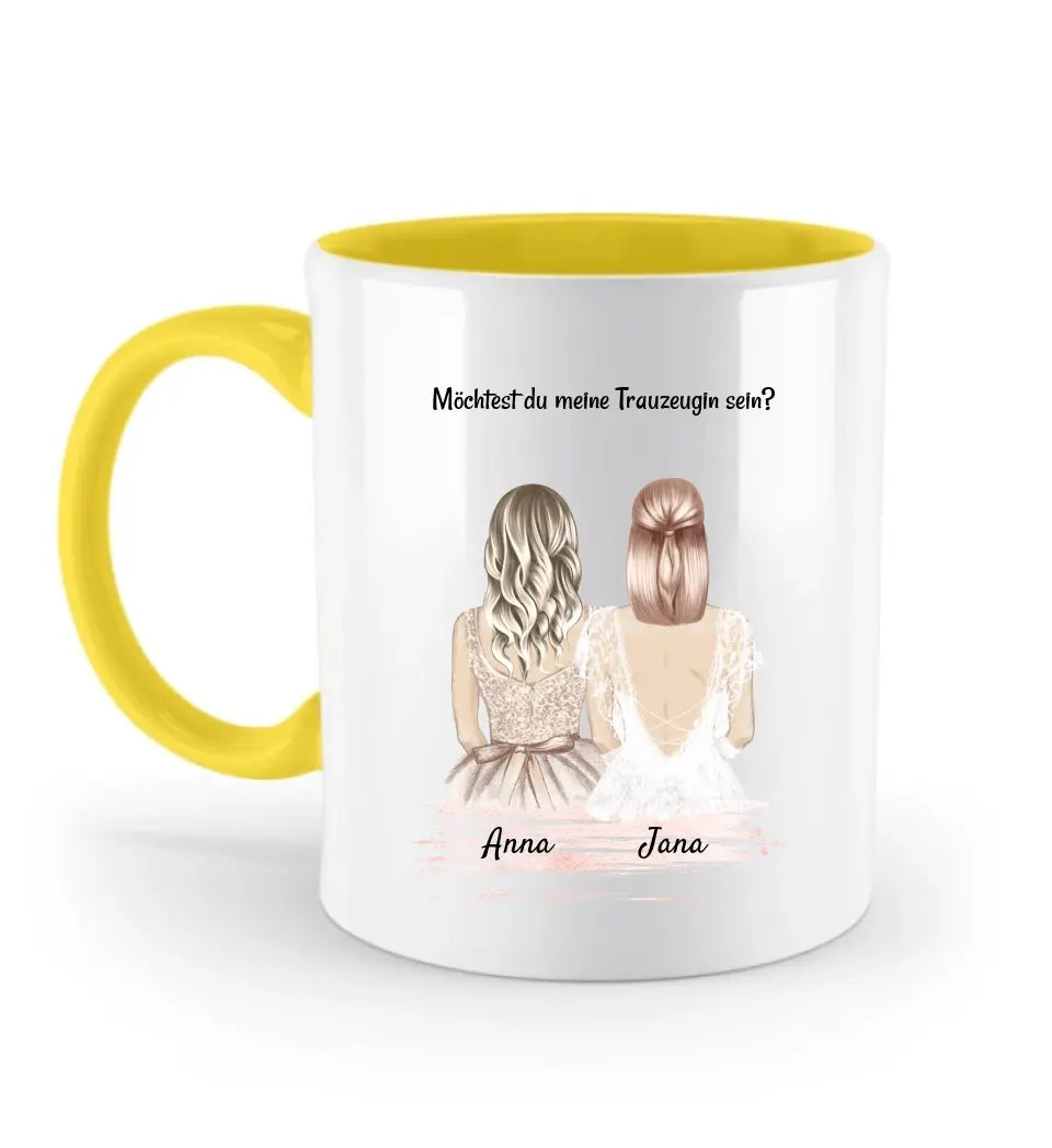 Trauzeugin Fragen Tasse Geschenk - Cantty