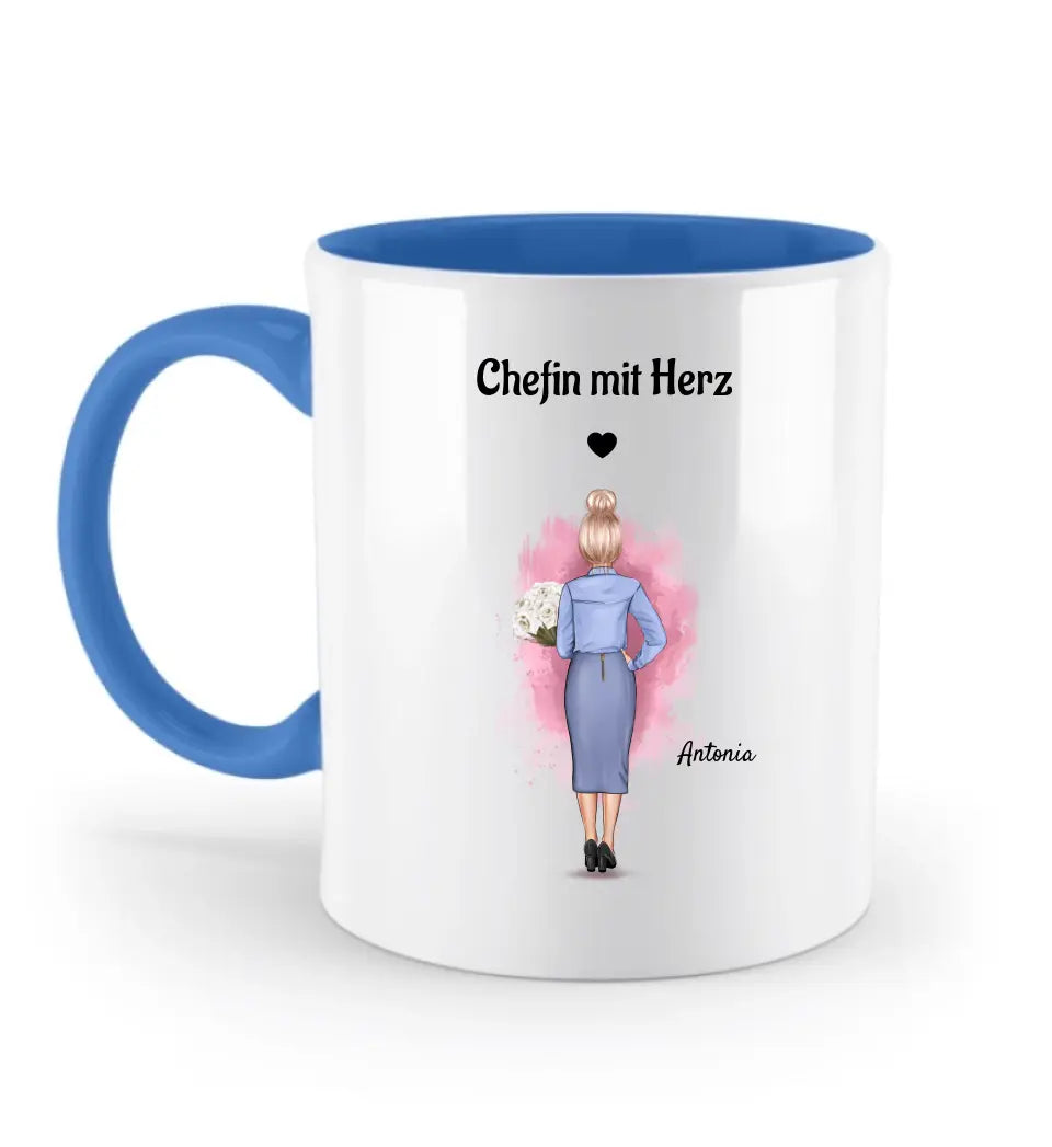 Beste Chefin Tasse Geschenk mit Name personalisiert - Cantty