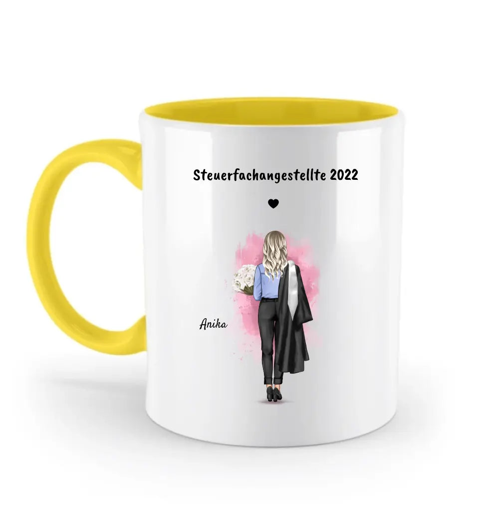 Ausbildung Abschluss Geschenk Tasse personalisiert - Cantty