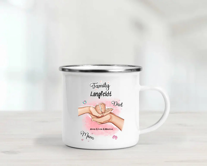 Geburt Baby Junge Mädchen Tasse Geschenk personalisiert - Cantty