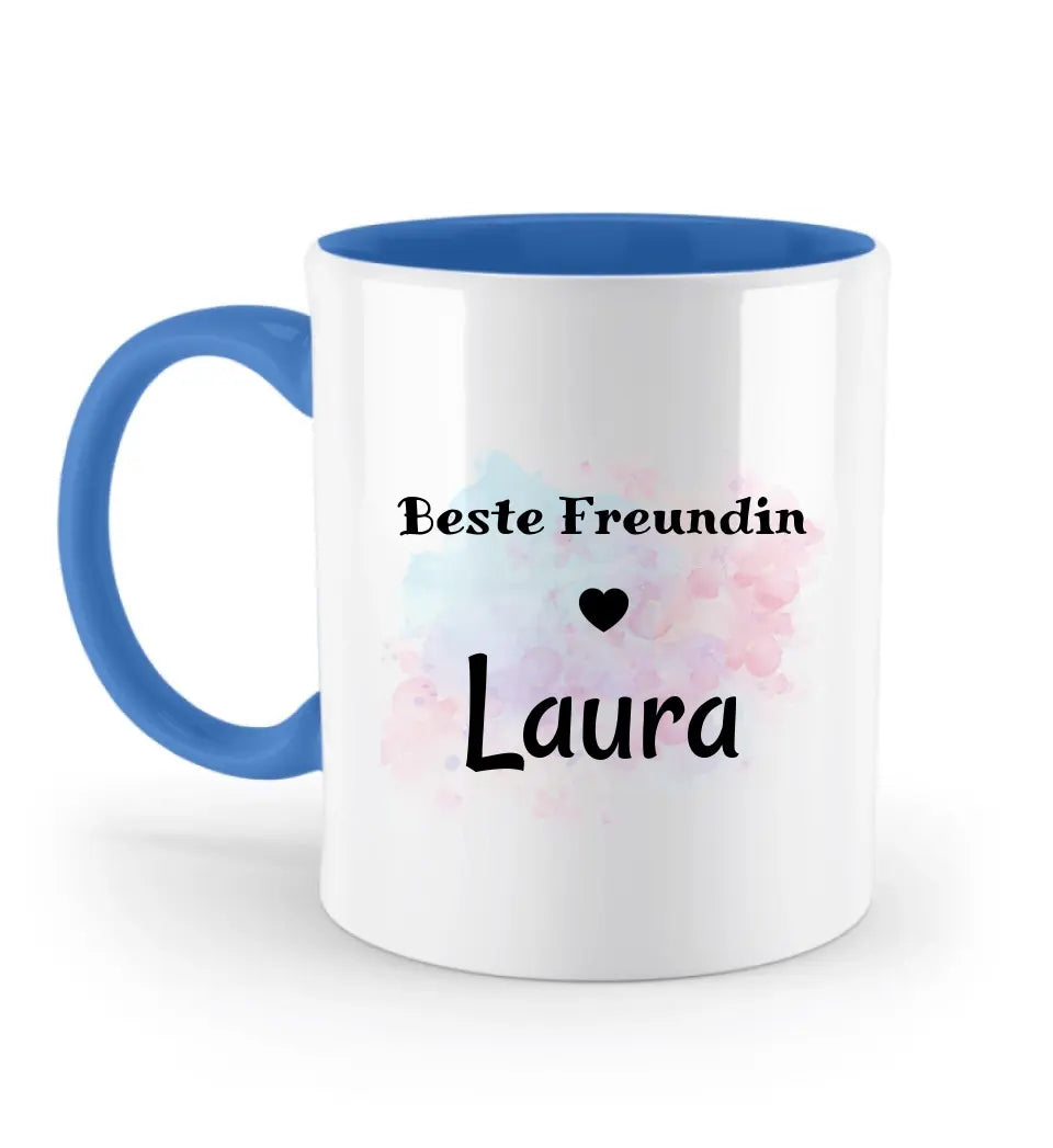 Namenstasse für beste Freundin personalisiert - Cantty