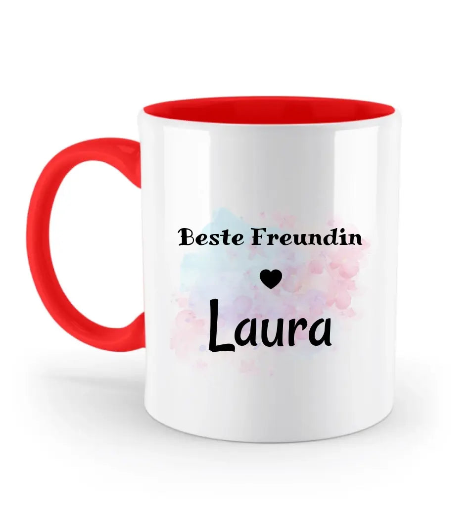 Namenstasse für beste Freundin personalisiert - Cantty