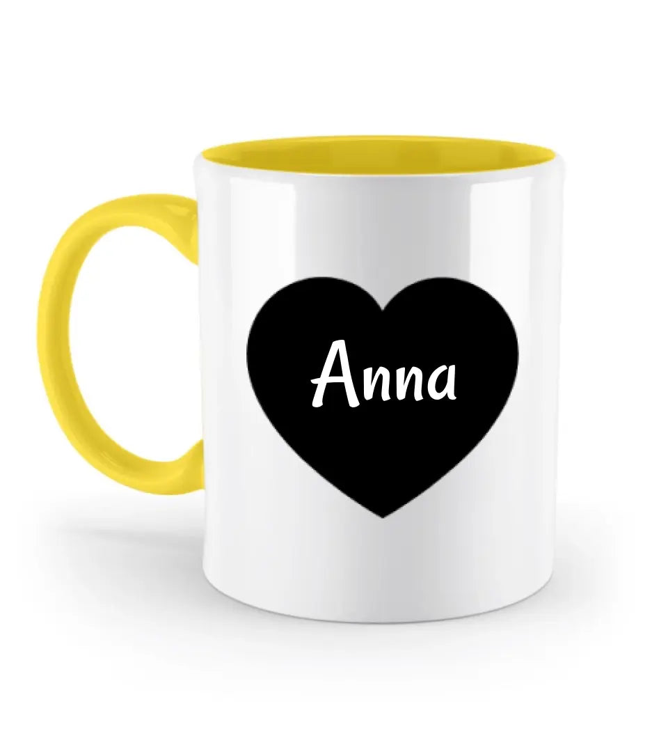 Namenstasse mit Herz personalisiert - Cantty