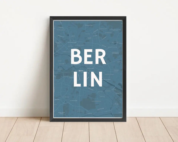 Berlin Koordinatenposter Straßenkarte dein Lieblingsort personalisiert