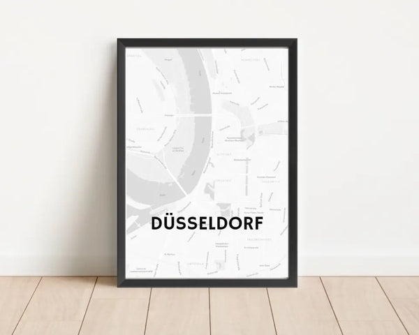 Lieblingsstadt Straßenkarte Poster mit Koordinaten personalisiert