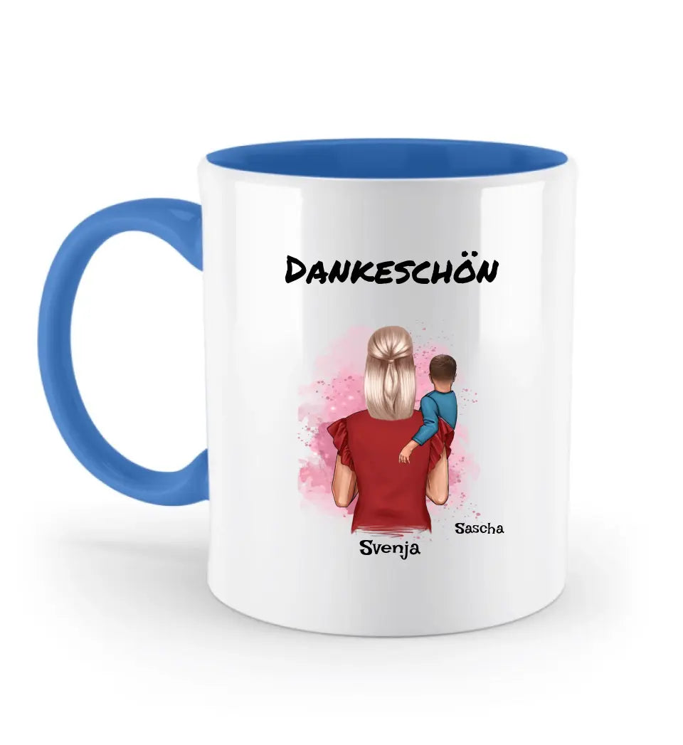 Erzieherin Kita Dankeschön Tasse Geschenk personalisiert - Cantty