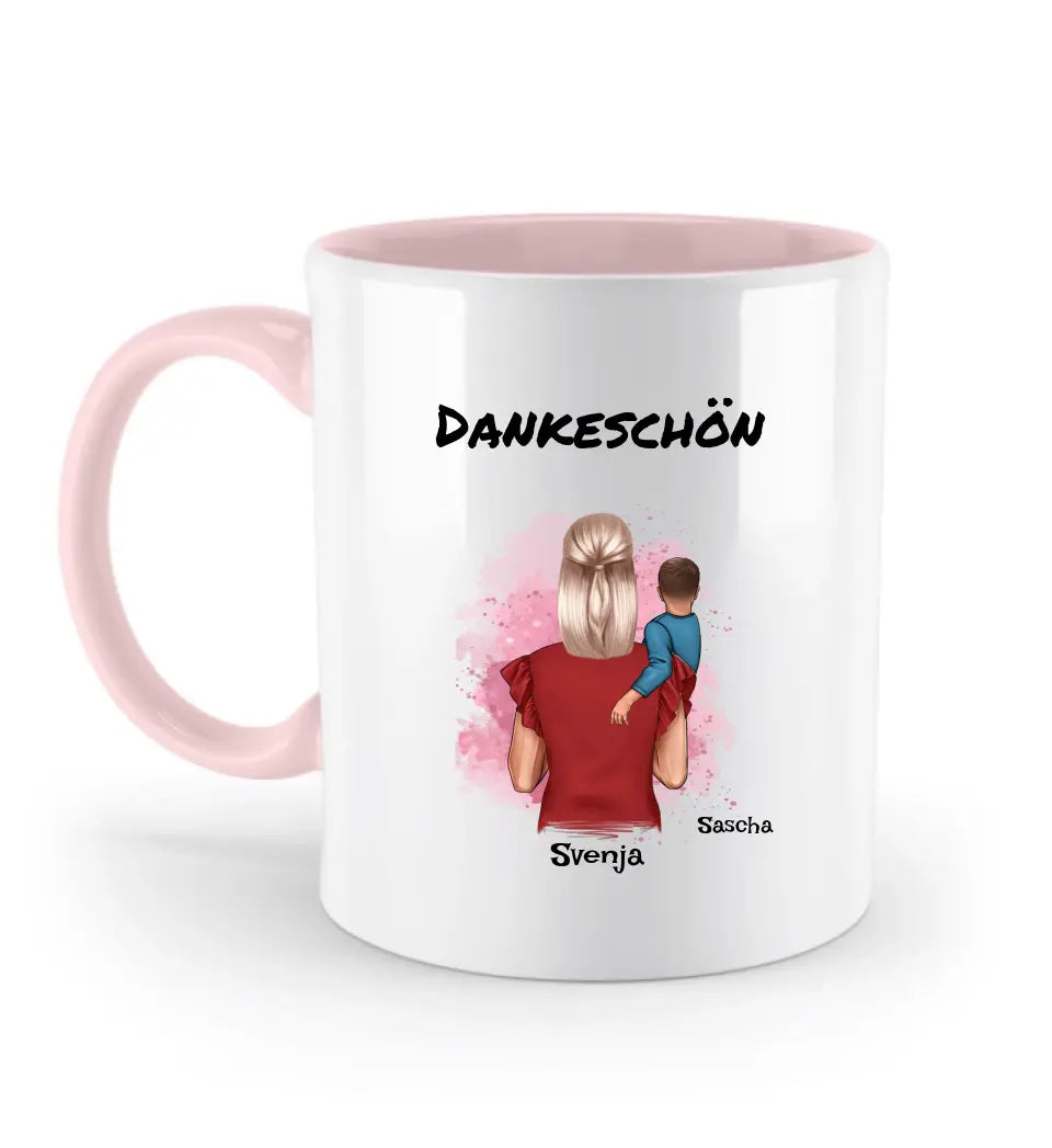 Erzieherin Kita Dankeschön Tasse Geschenk personalisiert - Cantty