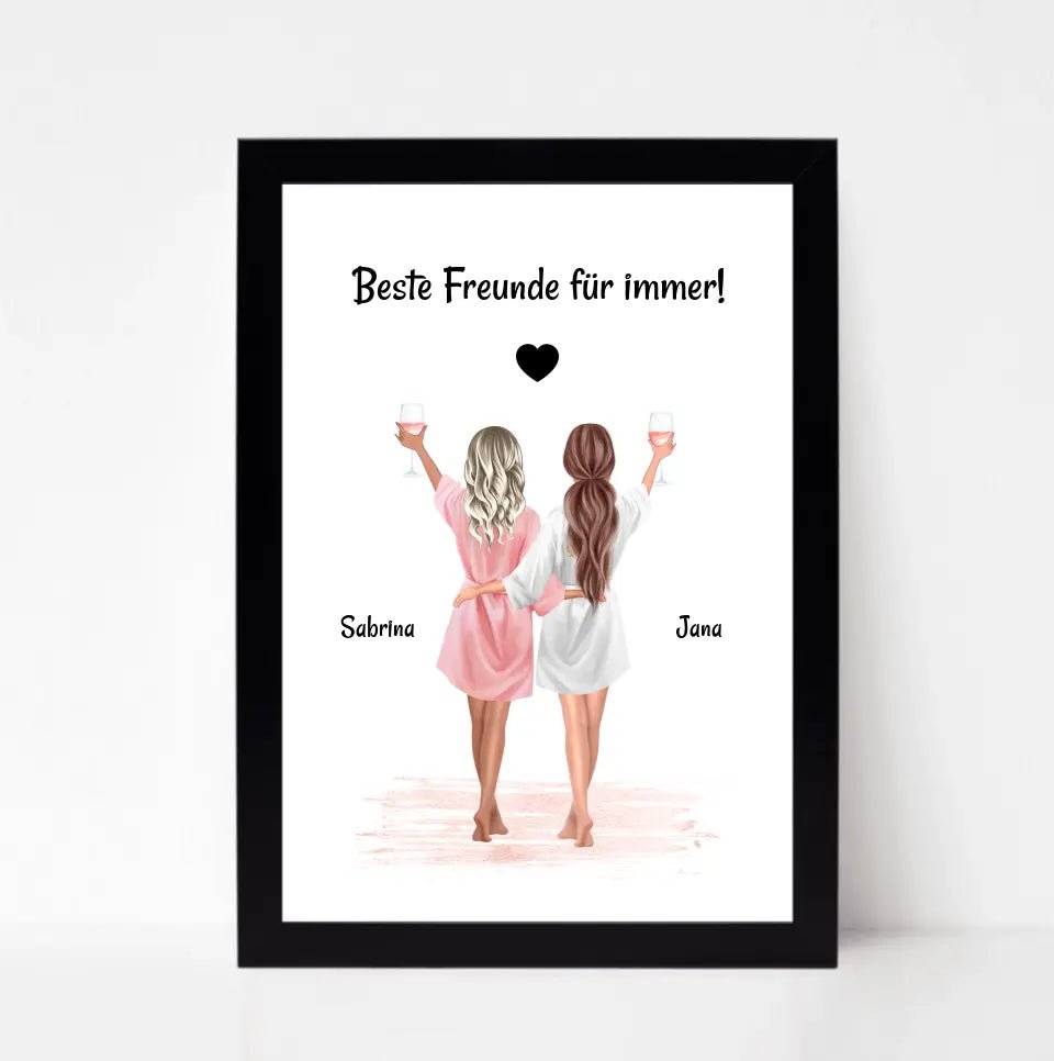 Braut JGA Poster personalisiert - Cantty