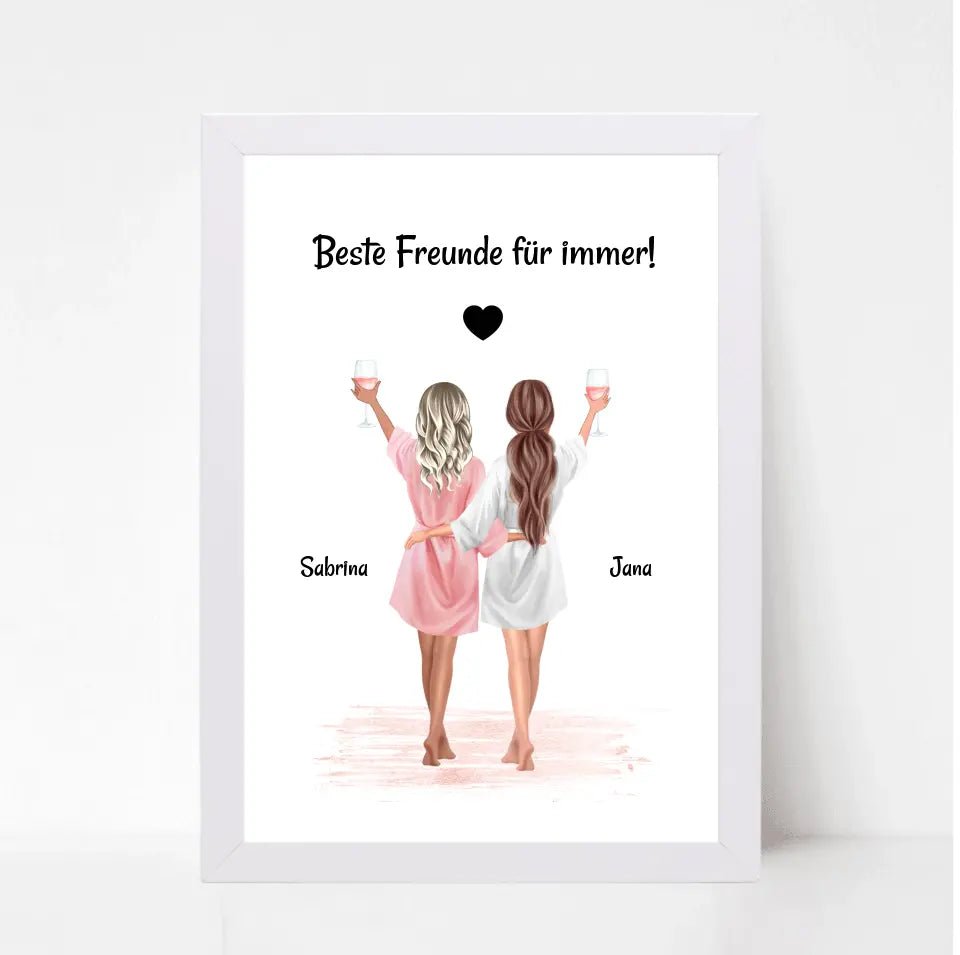 Braut JGA Poster personalisiert - Cantty