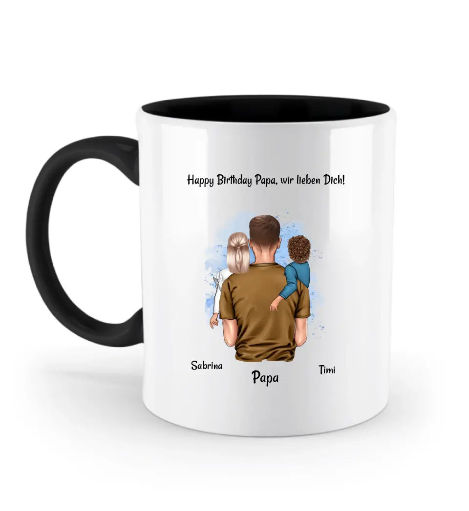 Geschenk Papa Geburtstag Tasse personalisiert - Cantty