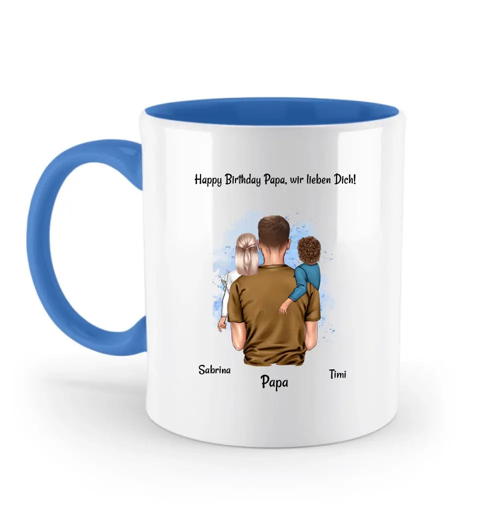 Geschenk Papa Geburtstag Tasse personalisiert - Cantty