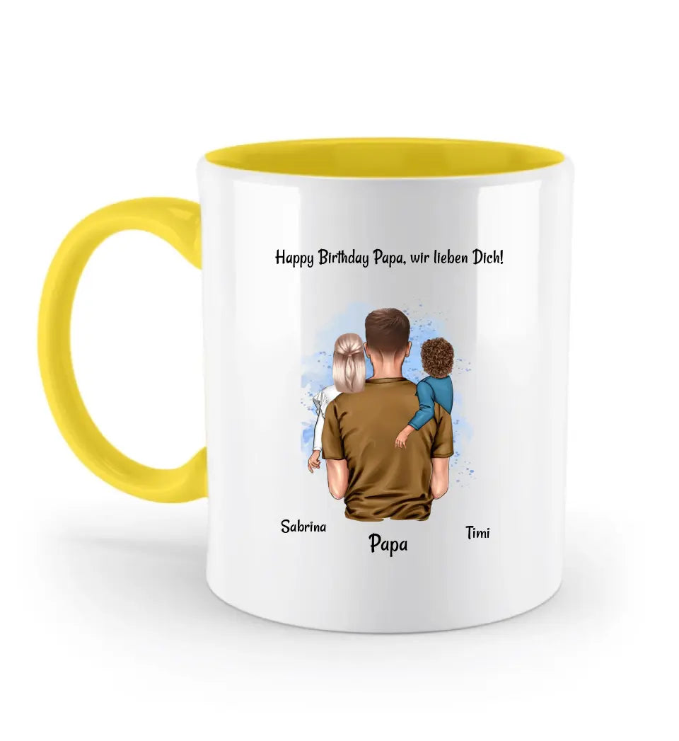 Geschenk Papa Geburtstag Tasse personalisiert - Cantty