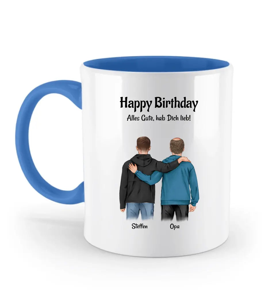 Tasse Geschenk für Opa von Enkel personalisiert - Cantty