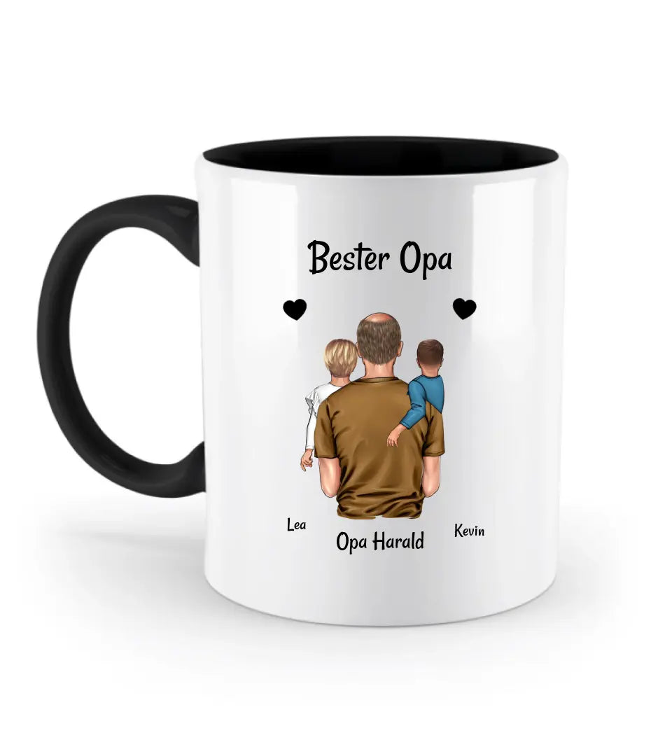 Opa Enkel Vatertagsgeschenk Tasse personalisiert - Cantty