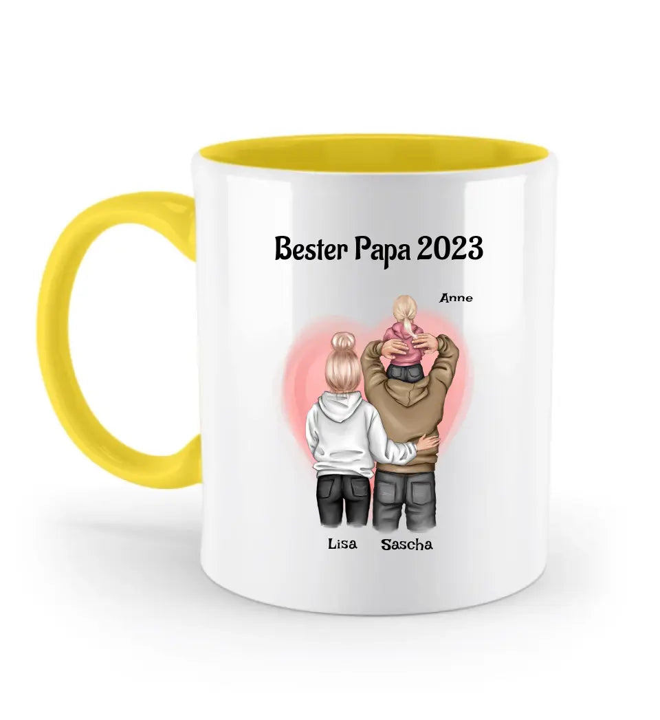 1. Vatertag Tasse Geschenk personalisiert - Cantty