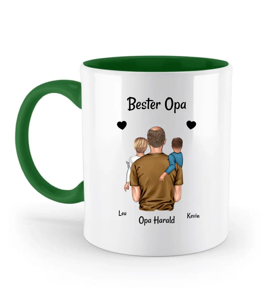 Opa Enkel Vatertagsgeschenk Tasse personalisiert - Cantty