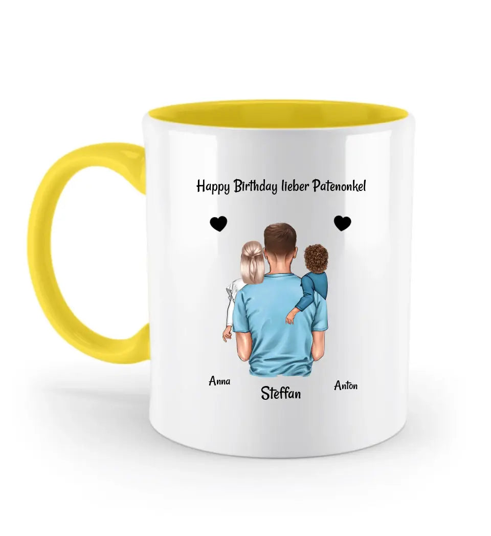 Patenonkel Tasse zum Geburtstag personalisiert - Cantty