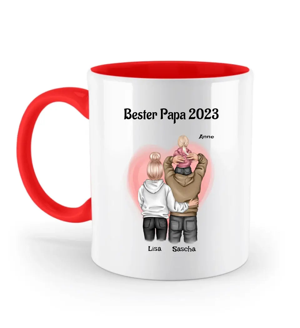 1. Vatertag Tasse Geschenk personalisiert - Cantty