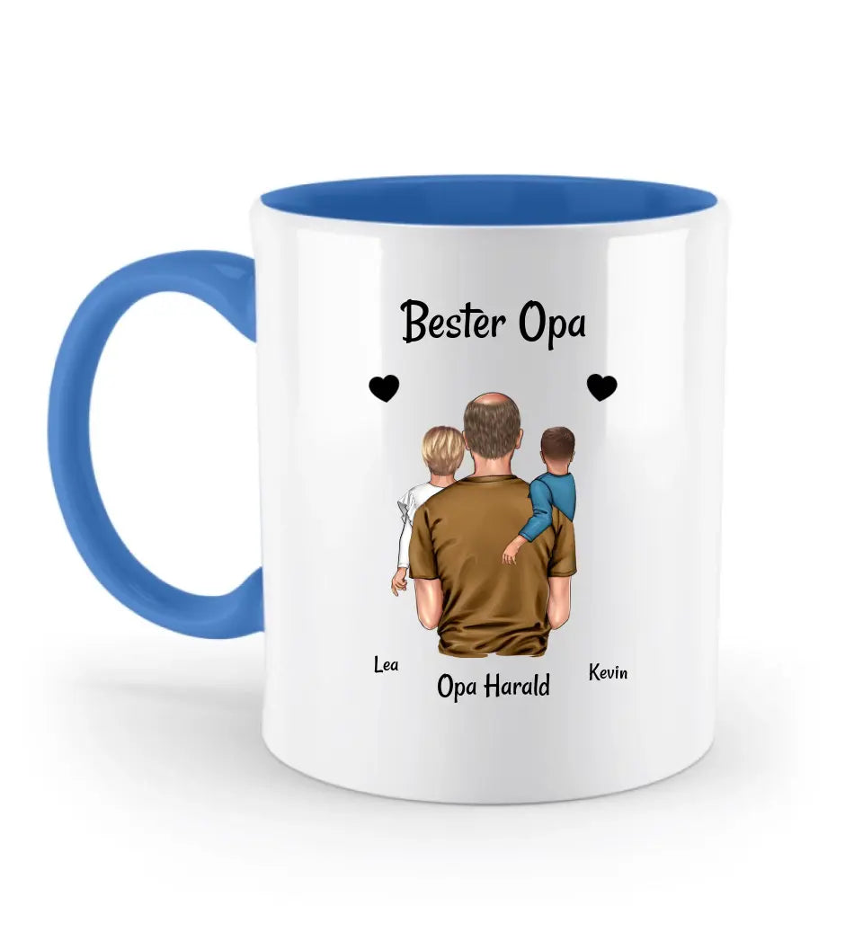 Opa Enkel Vatertagsgeschenk Tasse personalisiert - Cantty