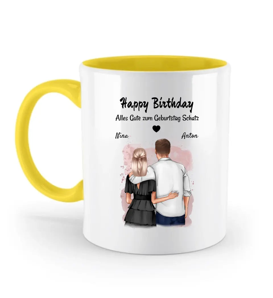 Paar Tasse Freund & Freundin Geburtstag Geschenk - Cantty