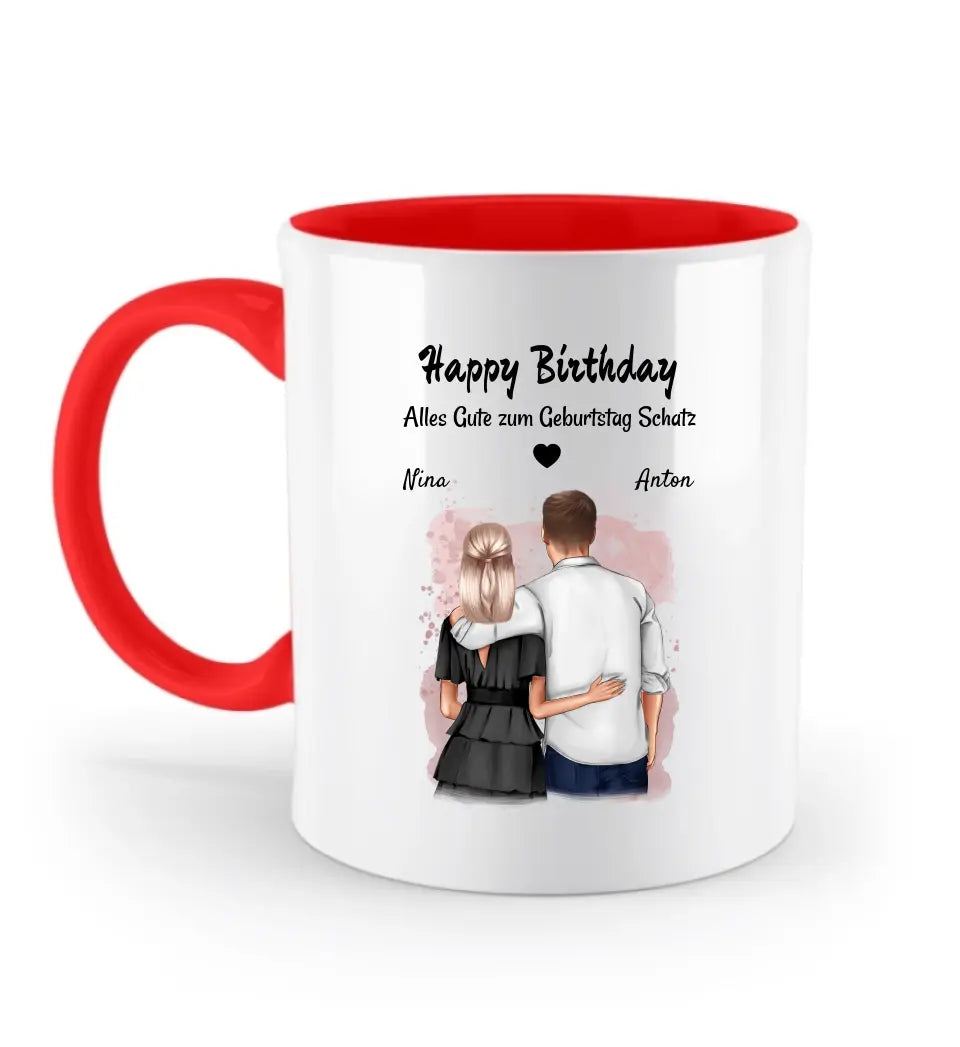 Paar Tasse Freund & Freundin Geburtstag Geschenk - Cantty