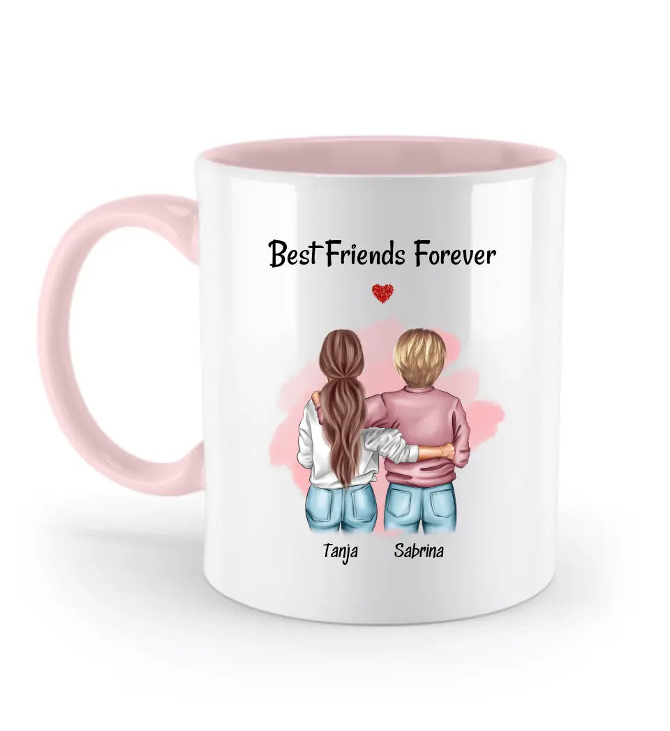 Beste Freundinnen Tasse Geschenk - Cantty